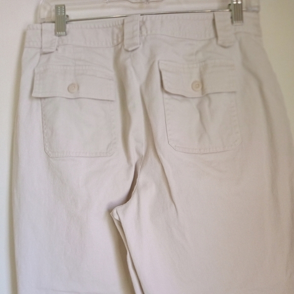 Rafaella cropped khaki cargo pants women size 10 - Picture 6 of 7